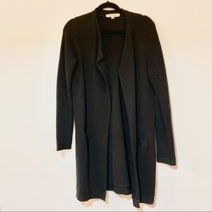 Loft black coatigan